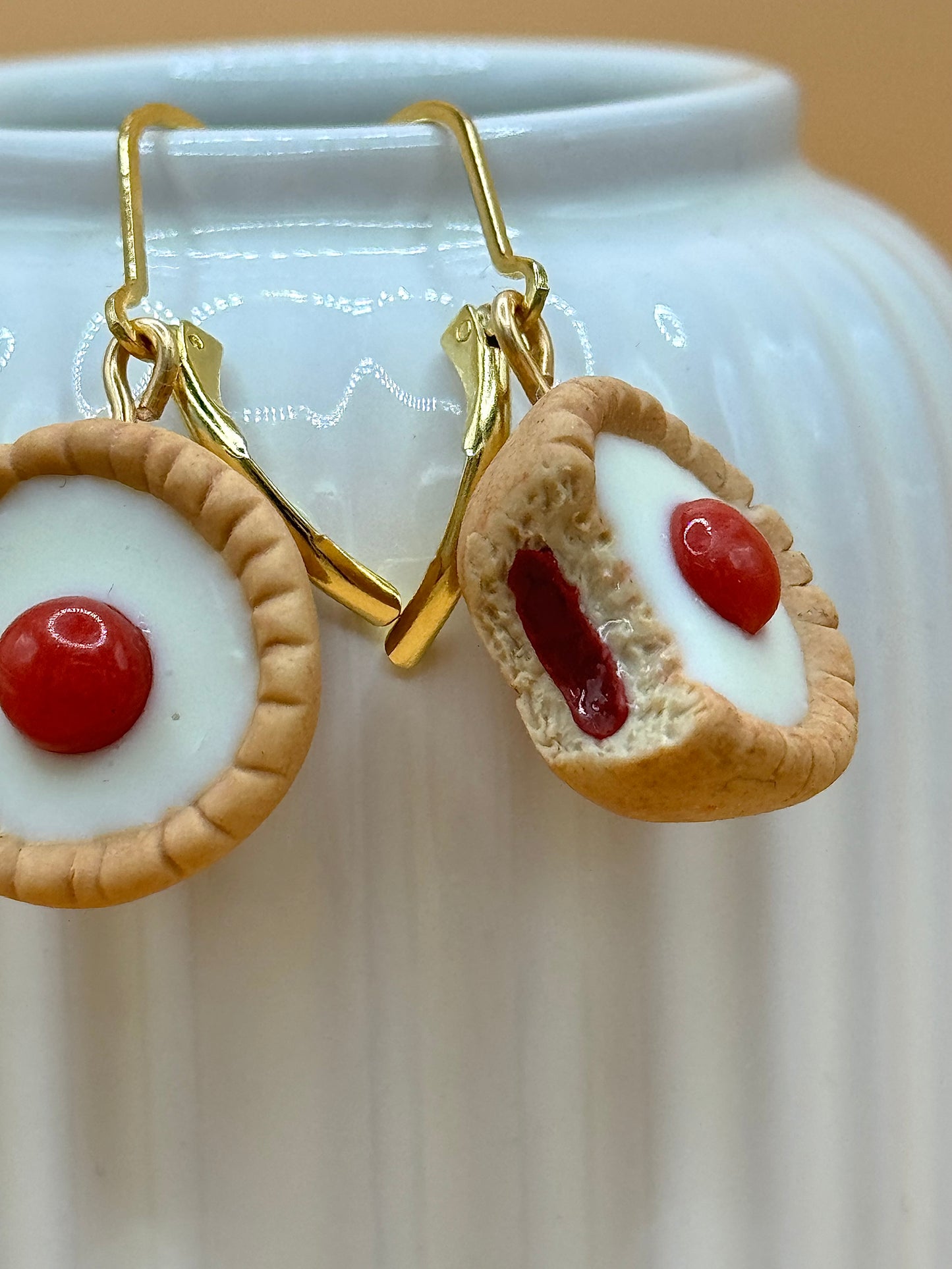 Cherry Bakewell Dangle Earrings