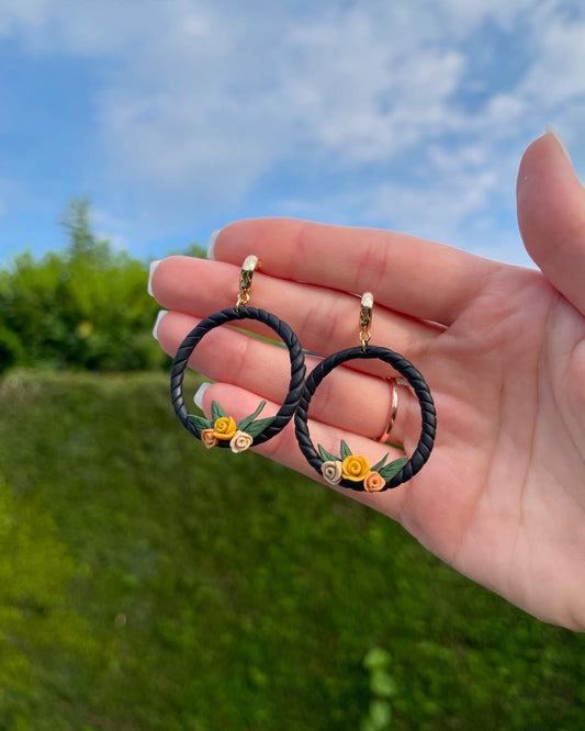 Summer Wreath Style Earrings